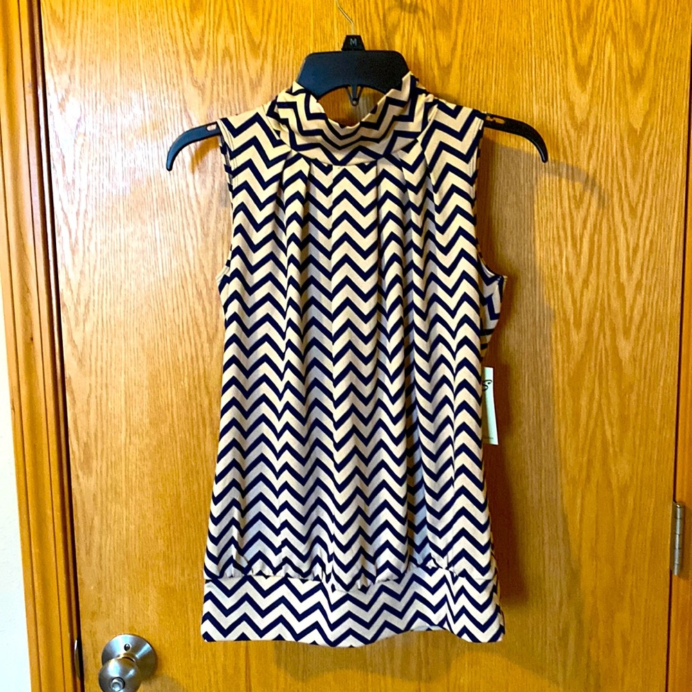Stripped stretchy blouse